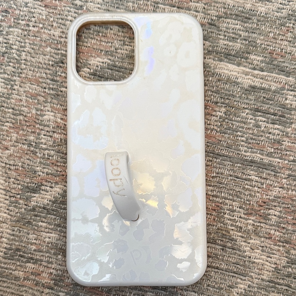 PopSocket Iridescent White Phone Case
